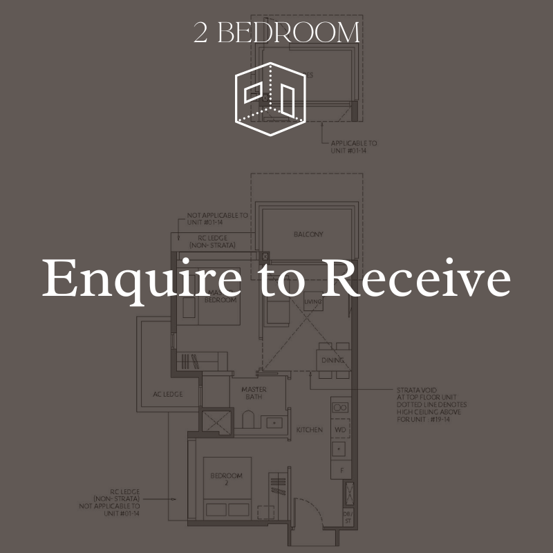 2 Bedroom floor plan