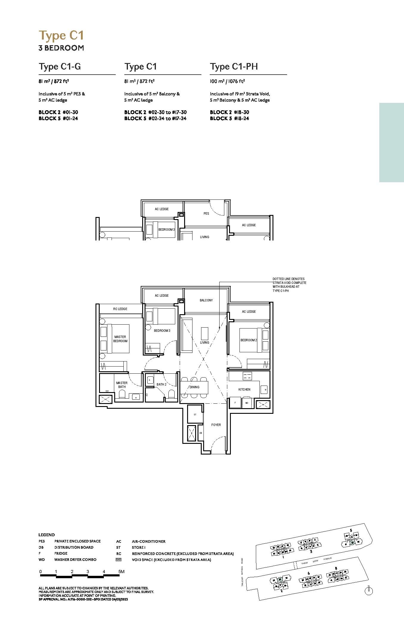 Type C1 Floor Plan
