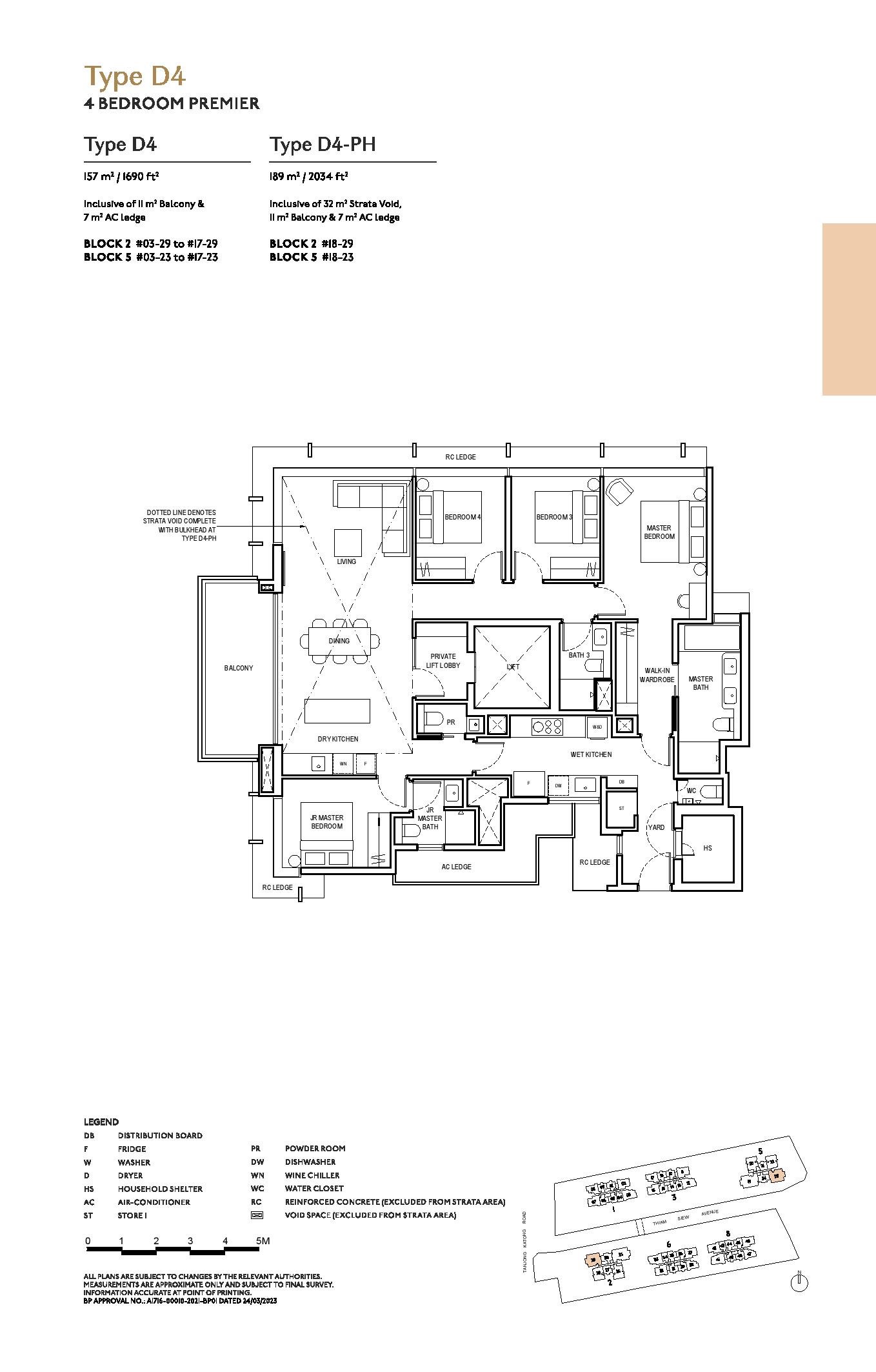 Type D4 Floor Plan