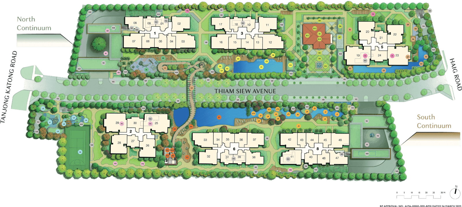 The Continuum Master Site Plan